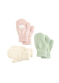 Cool Club Dívka Rukavice pastelově žlutá / mátová / pudrová XXXS