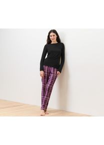 Tchibo - Tkané pyžamo - pro ženy - vel. L 44/46 - barva: černá