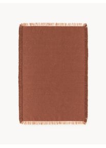 Ručně tkan&yacute; interi&eacute;rov&yacute;/exteri&eacute;rov&yacute; koberec Marcus Hněd&aacute;, Terakota Uměl&eacute; vlakno &Scaron; 120 cm, D 180 cm (velikost S) | Westwing Collection