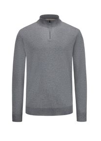 Velk&eacute; Velikosti - BOSS - Lehk&yacute; pulovr z čist&eacute; vlny - 4XL - Grey