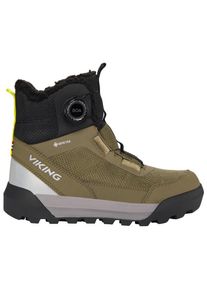 Viking Kid's Expower Warm GTX Boa Winter boots Kids (31, olive/black)