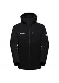 Mammut Ultimate Comfort SO Hooded Jacket Softshell jacket Men (S, black)