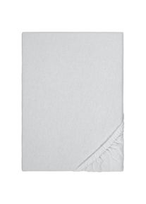 Castell Fitted sheet winter fleece silver gray 90 x 190 - 100 x 200 cm