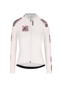 Q36.5 Women's Gregarius Hybrid Light Retrofuture Long Sleeve Jersey Cycling jersey Women (M, white)