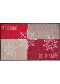 Salonloewe unisex Rohožka červená-taupe ,velikost 60x180 cm - Běhoun