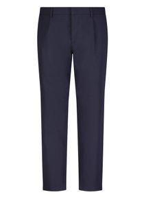 Velk&eacute; Velikosti - Roy Robson - Strečov&eacute; kalhoty s elastick&yacute;m pasem a z&aacute;hyby, Slim Fit - 64 - Modr&aacute;