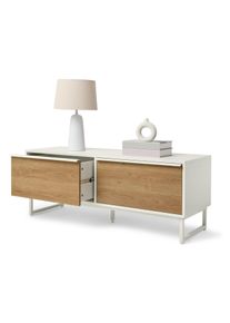 Tchibo - Lavice »Leeg« se 2 zásuvkami - barva: šedá