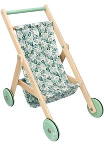 Lehký dřevěný kočárek pro panenky