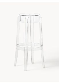 Kartell Designová barová stolička Charles Ghost Transparentní Umělá hmota Ø 46 cm, V 75 cm
