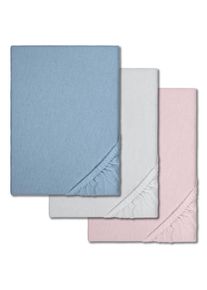 Economy pack 3 colors fitted sheet winter fleece 180 x 190 - 200 x 200 cm (3 pieces)