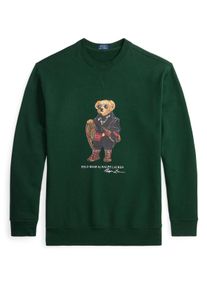Velké Velikosti - Polo Ralph Lauren - Mikina s potiskem medvídka Polo Bear - 3XL - Jedlová Zeleň
