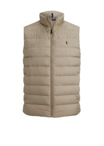 Velké Velikosti - Polo Ralph Lauren - Prošívaná vesta Performance s lehkou péřovou výplní a nášivkou s logem - 3XL - Béžová