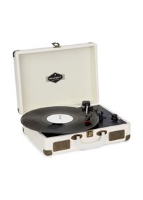 Auna Nostalgy by Peggy Sue retro gramofon desky USB AUX kr&eacute;mov&aacute; / vzhled mosazi