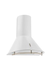 Klarstein Lumio Neo, digestoř, 60 cm, komínová, 610 m³/h, retro design, nerezová ocel, bílá