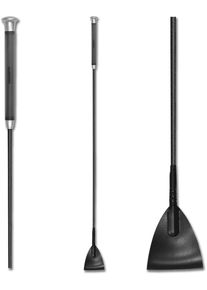 Waldhausen Springgerte mit Gelgriff, schwarz, 65cm