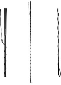 Waldhausen Teleskop Longierpeitsche mit Golfgriff, schwarz, 2m