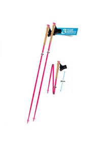 Komperdell Carbon Cloud FXP Team Vario Running poles (105-125 cm, pink)