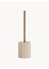 Andrea House WC kart&aacute;č Stripes B&iacute;l&aacute; Uměl&aacute; hmota &Oslash; 10 cm, V 36 cm