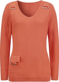 Damske Svetr s dlouh&yacute;m ruk&aacute;vem z čist&eacute; bavlny pap&aacute;jov&aacute; ,velikost 42