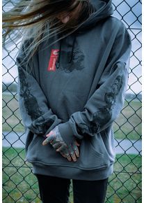 MaskOff Apparel - Carnage - Mikina s kapucí - Černá - L - 100% bavlna,Potit se