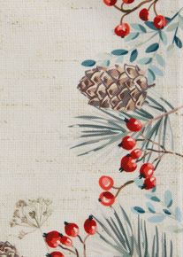 Prostírání se zimním motivem (4 ks v balení) | Béžová | Vel. 30x45 cm | bonprix