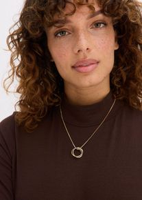 V&iacute;ceřad&yacute; n&aacute;hrdeln&iacute;k s př&iacute;věskem | zlat&aacute; | Vel. Onesize | bonprix