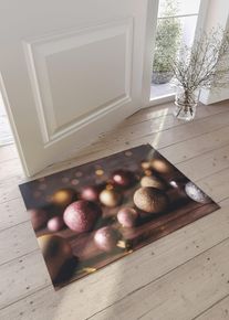 Rohožka s vánočním motivem | Fialová | Vel. 38x59 cm | bonprix