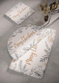 Koupelnová předložka z paměťové pěny | Béžová | Vel. 50x80 cm | bonprix