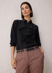 Kožen&yacute; p&aacute;sek | Čern&aacute; | Vel. 100 | hladk&aacute; kůže| bonprix