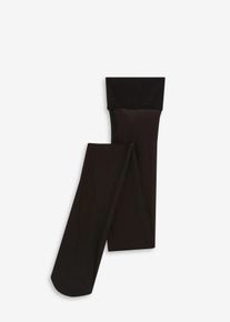 Hřejivé průhledné punčochové kalhoty | Černá | Vel. 40/42 (M) | bonprix