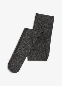 Flísové termo punčochové kalhoty z třpytivé příze | Černá | Vel. 52/54 (XXL) | bonprix