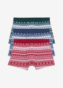 Přil&eacute;hav&eacute; boxerky s bavlnou (3 ks v balen&iacute;) | Zelen&aacute; | Vel. 8 (XXL) | bonprix