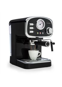 Klarstein Espressionata Gusto, espresso kávovar, 1100 W, 15 bar, černý