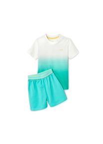 Tchibo - Krátké pyžamo z biobavlny - pro kluky - vel. 122/128 - barva: bílá/s potiskem