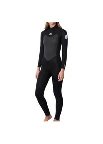 Rip Curl Women's Freelite Back Zip Steamer 4/3 GB Wet suit Women (10, black)