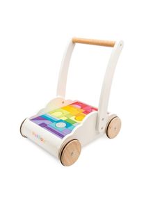 LE TOY VAN Petilou Vozík s duhovými kostkami