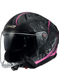 LS2 OF603 Infinity II Lotus, open face helmet , color: Matt Pink/Black , size: L
