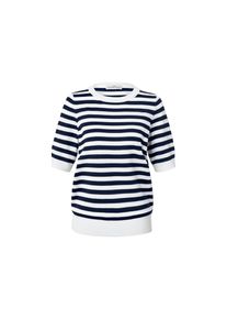 Tchibo - Svetr z jemné pleteniny - pro ženy - vel. XL 48/50 - barva: modrá/s proužky