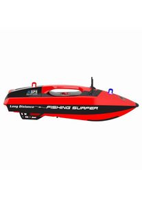 B-Ware Futterboot Fishing Surfer rot RTR mit GPS V2 - Kundenrückläufer