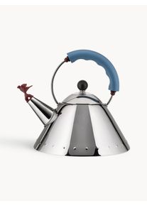 Alessi Varná konvice s píšťalkou Bird, 2 l Stříbrná Nerezová ocel 2 l