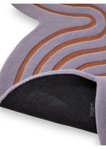 benuta Finest Vlněn&yacute; koberec Helix Fialov&aacute; 160x240 cm Směs struktur,Trendov&yacute; vzhled