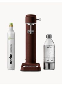 AARKE Výrobník perlivé vody Carbonator 3 Červená Nerezová ocel Sada různých velikostí