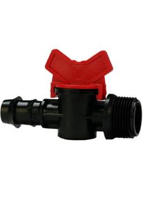 Shut-off valve 20 mm - ¾ Inch external thread