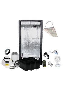 DiamondBox SL100 100x100x200 cm Growbox Set LED hortiONE 600 V3 220W