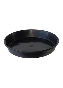 Round Saucer black &oslash; 40 cm, height 5 cm
