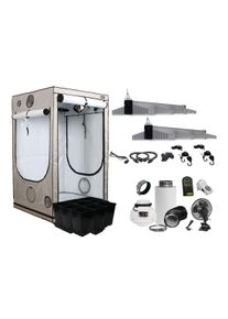 Homebox 120x120x220 cm Grow Kit LED 2x Sanlight EVO 4-120 1.5 265W