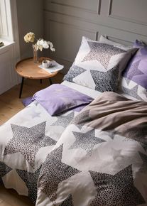 Povlečen&iacute; s hvězdami | Hněd&aacute; | Vel. 135x200 cm | bonprix