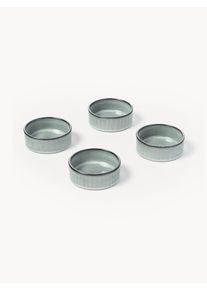 Broste Copenhagen Ručně vyrobené misky na dipy Nordic Sea 4 ks Modrá Hlína Ø 8 cm, V 3 cm