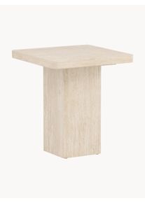 Venture Design Odkládací stolek Qvart Béžová Š 50 cm, V 56 cm