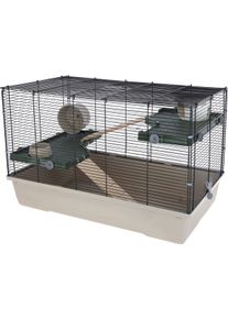 KERBL Pet Flat Nature Kleintierkäfig, 80x45x51cm